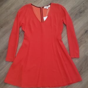 NWT Diane Von Furstenberg Bright Red Dress